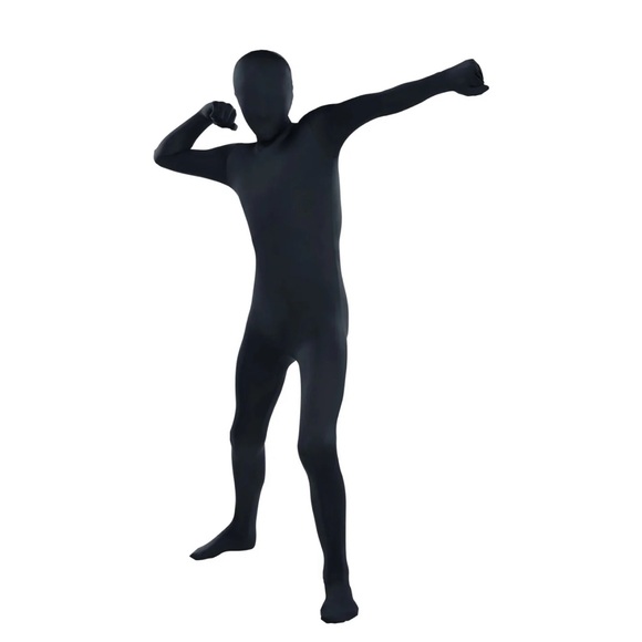 Party City Other - Party Suits Black Partysuit 1 Piece Costume Size Teen Medium